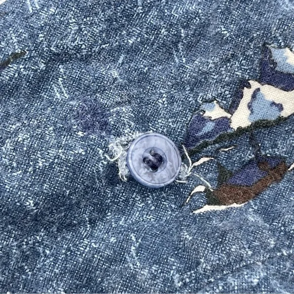 Vtg Flannel Northern Reflections One Piece Pajamas Adult Large Open Backside - Picture 13 of 14